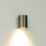 Artdelight Roulo1 - wandverlichting -  Ø 6,4 x 9 cm - licht brons