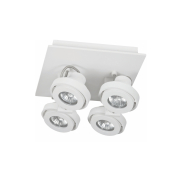 Artdelight Meist - opbouwspot 4L - 23 x 23 x 15 cm - wit
