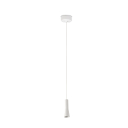 Faro Nina - hanglamp -  Ø 4 x 13 cm - 4W LED incl. - wit