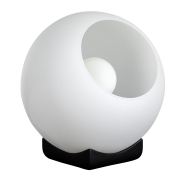 ETH Orb Opal - tafellamp - Ø 20 x 21 cm - zwart en wit