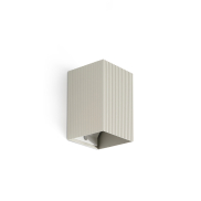 Faro Lune I - wandlamp - 8 x 10 x 6,5 cm - grijs