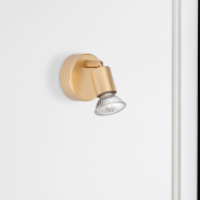 Nova Luce Lup - opbouwspot 1L - 8 x 6,7 x 10,9 cm - satijn goud
