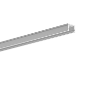 KLUS PIKO - profiel - 1 x 0,7 cm - geanodiseerd zilver