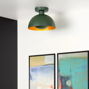 Lucide Siemon - plafondverlichting - Ø25 x 19 cm - groen