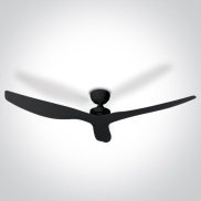ONE Light Classic Fan Range - plafondventilator - Ø 132 x 28 cm - zwart