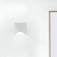 Nova Luce Bazz - wandlamp - 16 x 5 x 16 cm - 3W LED incl. - zandwit