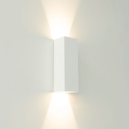 Artdelight Vegas - wandlamp - 8 x 8 x 25 cm - 2 x 4W dimbare LED incl. - IP65 - wit