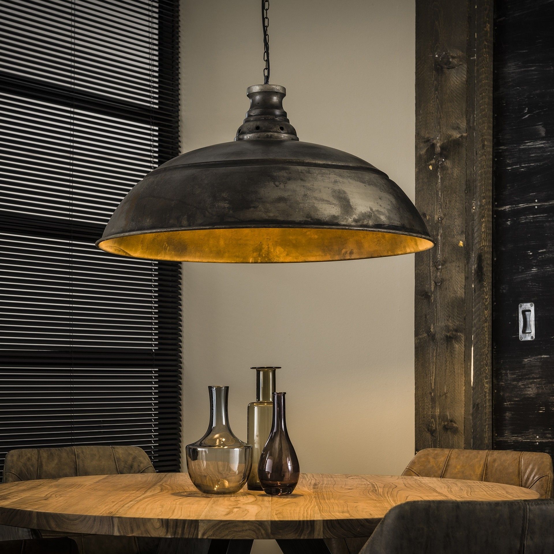 Vico Industry - hanglamp Ø 80 x cm - oud zilver | Lichtkoning