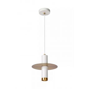 Lucide Selin - hanglamp - Ø 25 x 156 cm - IP44 - wit