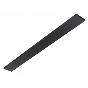 ETH - plafondbalk - 150 x 15 x 2,5 cm - mat zwart