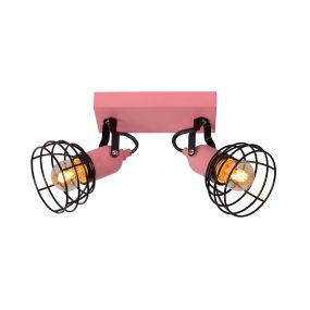 Lucide Pola - opbouwspot 2L - 28 x 10,5 x 15 cm - roze