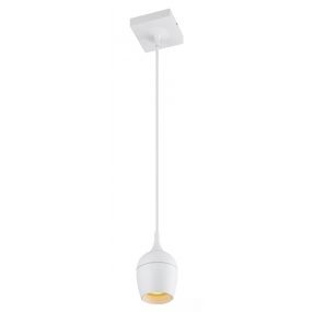 Lucide Preston - hanglamp - 10 x 10 x 146,7 cm - IP44 - wit