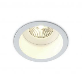 ONE Light COB Range - inbouwspot - Ø 78 mm, Ø 75 mm inbouwmaat - 7W LED incl. - IP54 - wit - witte lichtkleur