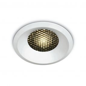 ONE Light Honeycomb Dark Light Range - inbouwspot - Ø 82 mm, Ø 72 mm inbouwmaat - 12W LED incl. - wit