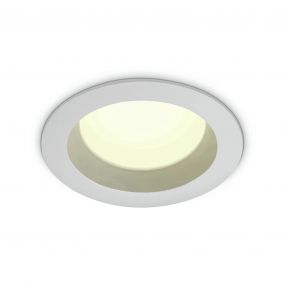ONE Light Bathroom Downlights - inbouwspot - Ø 110 mm, Ø 95 mm inbouwmaat - 13W LED incl. - IP54 - wit - witte lichtkleur