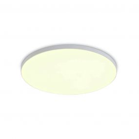 ONE Light Floating Panels Range - inbouw plafondverlichting - Ø 16 x 2,4 cm - 14W LED incl. - wit - warm witte lichtkleur