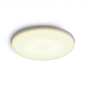 ONE Light Frameless IP65 Range - buiten plafondverlichting - Ø 21,5 x 2,2 cm - 30W LED incl. - IP65 - wit - warm witte lichtkleur