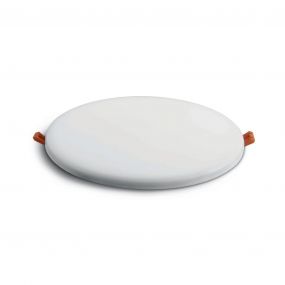 ONE Light Frameless IP65 Range - buiten plafondverlichting - Ø 21,5 x 2,2 cm - 30W LED incl. - IP65 - wit - warm witte lichtkleur