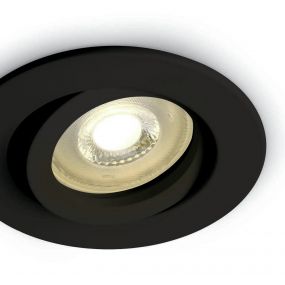 ONE Light Round Clip In Range - inbouwspot - Ø 84 mm, Ø 72 mm inbouwmaat - zwart