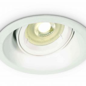 ONE Light Dark Light Round Spots - inbouwspot - Ø 105 mm, Ø 90 mm inbouwmaat - wit