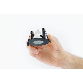 Integral LED mini - inbouwspot - Ø 64 mm, Ø 45 mm inbouwmaat - IP65 - zwart chroom