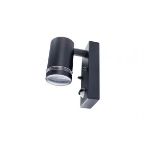 Integral LED Malaga - buiten wandlamp met bewegingssensor - met sensor override functie - 11,6 x 6,8 x 14,9 cm - zwart