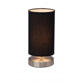 Brilliant Clarie - tafellamp - 25,5 cm - zwart