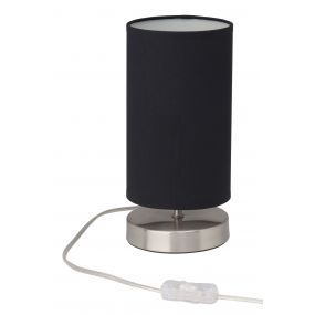 Brilliant Clarie - tafellamp - 25,5 cm - zwart