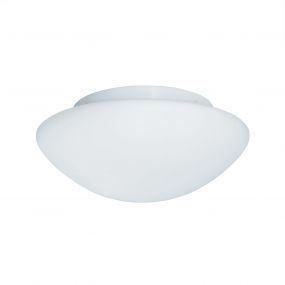 Searchlight Bathroom Flush – plafondverlichting - Ø 23 x 10 cm - IP44 - wit