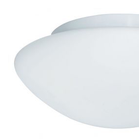 Searchlight Bathroom Flush – plafondverlichting - Ø 23 x 10 cm - IP44 - wit