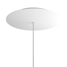 Creative Cables - Rose-One Rond plafondrozet voor 1 lichtpunt - Ø 40 x 3,5 cm - wit
