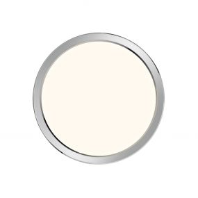 Nordlux Oja - badkamer plafondverlichting - Ø 30 x 2,5 cm - 3 stappen Moodmaker SceneSelect functie - 14,5W LED incl. - IP54 - chroom