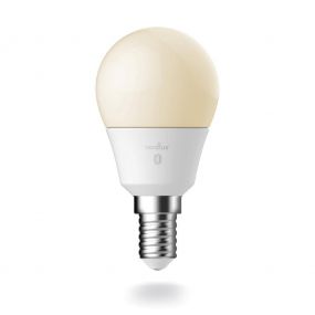 Nordlux Smart LED lamp - slimme verlichting -  Ø 4,5 x 8,7 cm - E14 - 4,7W - dimfunctie en instelbare lichtkleur via app - wit