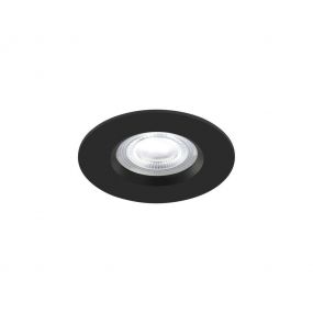 Nordlux Smart Don - inbouwspot - slimme verlichting - Ø 85 mm, Ø 72 mm inbouwmaat - 4,7W LED incl. - IP65 - zwart