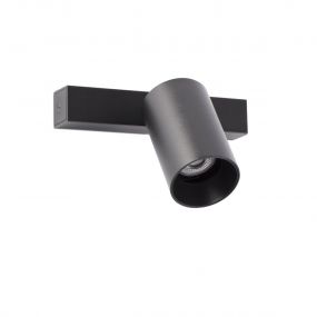 Faro Stan - opbouwspot 1L - 17,5 x 9,8 x 3,2 cm - zwart