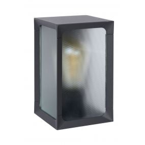 Lucide Cage - buitenwandlamp - 12 x 14 x 20,7 cm - IP44 - antraciet
