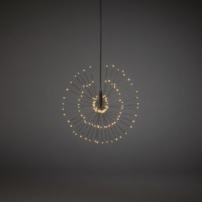 Konstsmide - decoratieve micro LED bol - Ø 25 x 500 cm - amber en zwart (laatste stuks!)