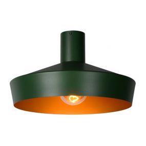 Lucide Cardiff - plafondverlichting - Ø 40 x 24,5 cm - groen