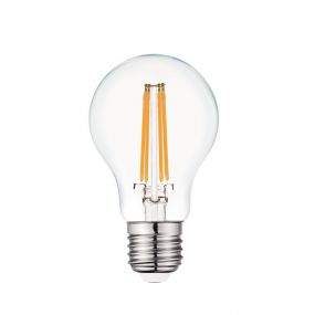 VK Lighting filament lamp - Ø 6 x 10,5 cm - E27 - 7,5W dimbaar - 2700K - transparant