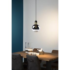 Lucide Julius - hanglamp - Ø 20 x 160 cm - fumé