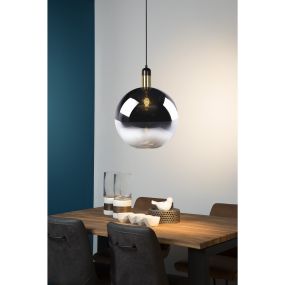 Lucide Julius - hanglamp - Ø 40 x 182 cm - fumé