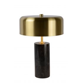 Lucide Mirasol - tafellamp - 36,5 cm - zwart en goud
