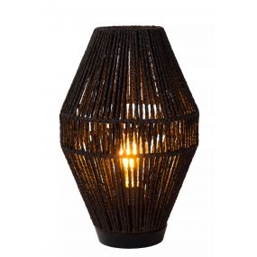 Lucide Cordulle - tafellamp - 21,5 x 33,5 cm - zwart