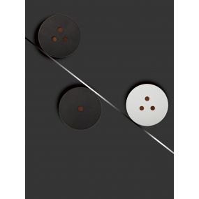 VK Lighting Thesi - opbouwspot - Ø 15 x 4,1 cm - 9W LED incl. - zwart