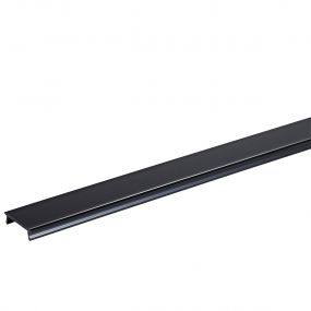 VK Lighting -  Cover/afdekplaat voor magnetisch profiel - 100 x 2,5 x 0,8 cm - zwart
