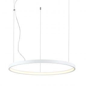 VK Lighting Circulus - hanglamp - Ø 65,9 x 200 cm - 30W dimbare LED incl. - wit