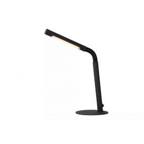 Lucide Gilly - oplaadbare bureaulamp - 29 x 15 x 49 cm - 3W LED dimbaar incl. - zwart 