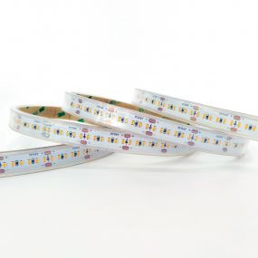 VK Lighting LED strip - 1,3 cm breed, 500cm lengte - 24Vdc - dimbaar - 24W LED per meter - 240 LEDs per meter - IP66 - 2700K