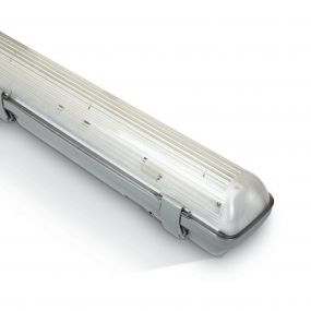 ONE Light Range For T8 LED Tubes - 65,5 x 8 x 8 cm - IP65 - grijs