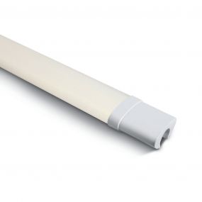 ONE Light  IP65 LED Slim Range - plafond/wandverlichting - 65 x 6,5 x 3,7 cm - 18W LED incl. - IP65 - wit - koel witte lichtkleur